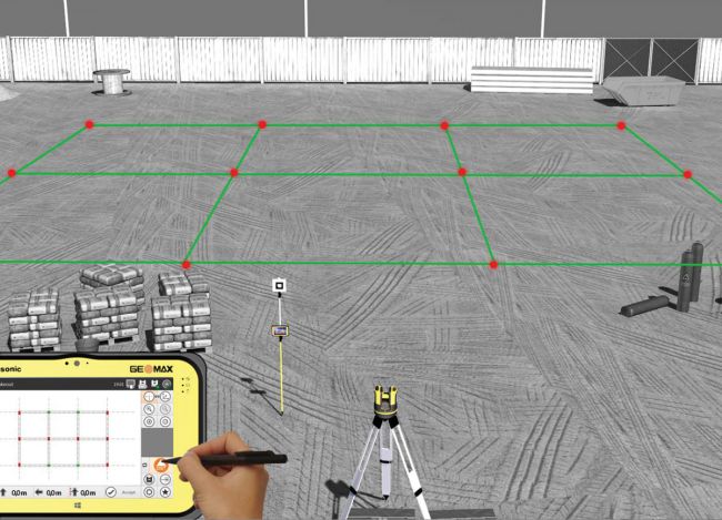 3D measurement system GeoMax Zoom3D Robotic  w / o Pole, Android-3-IMG-slider