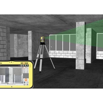 3D measurement system GeoMax Zoom3D Robotic  w / o Pole, Android-9