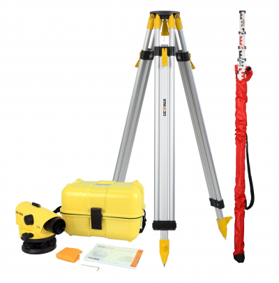 Pachet Nivela optic&#259; GeoMax ZAL 324, Zoom optic 24x + Trepied + Stadie 5m-img