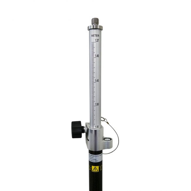 Carbon fiber and aluminum telescopic pole ZPC200, with 5/8 -1-IMG-slider