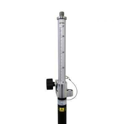 Jalon telescopic din fibr&#259; de carbon și aluminiu, telescopic ZPC200, cu șurub de 5/8 -img