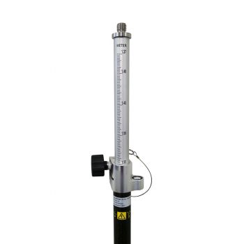 Jalon telescopic din fibră de carbon și aluminiu, telescopic ZPC200, cu șurub de 5/8 -1